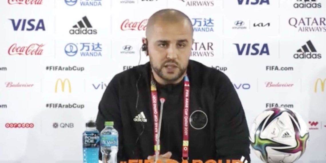 مجيد بوقرة مدرب الجزائر: لا أفكر في اي سيناريو سوى الفوز والتتويج بكأس العرب