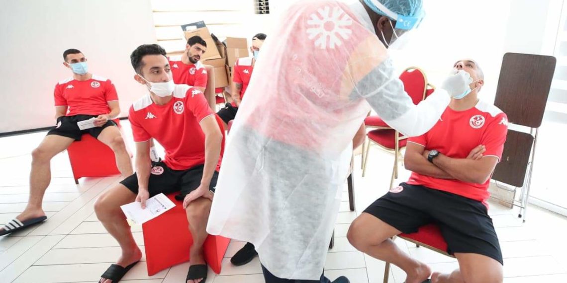 بعد اجراء الفحوصات اللازمة: لا اصابات ولا كورونا لدى لاعبي المنتخب والجميع جاهز للقاء مالي