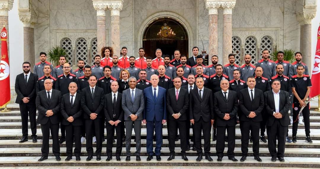 قيس سعيد يستقبل المنتخب التونسي