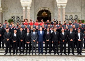 قيس سعيد يستقبل المنتخب التونسي