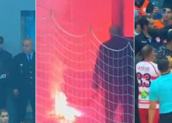 بعد احداث الشغبايقاف نهائي كاس تونس في كرة اليد