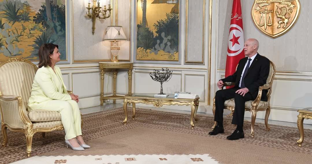 سعيّد خلال لقائه بوزيرة الخارجية الليبية: تونس ترفض أي محاولة لتقسيم ليبيا