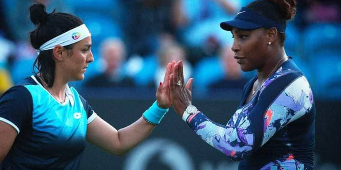 تأهل الثنائي انس جابر وسيرينا وليامز لربع نهائي بطولة ايستبورن الزوجي