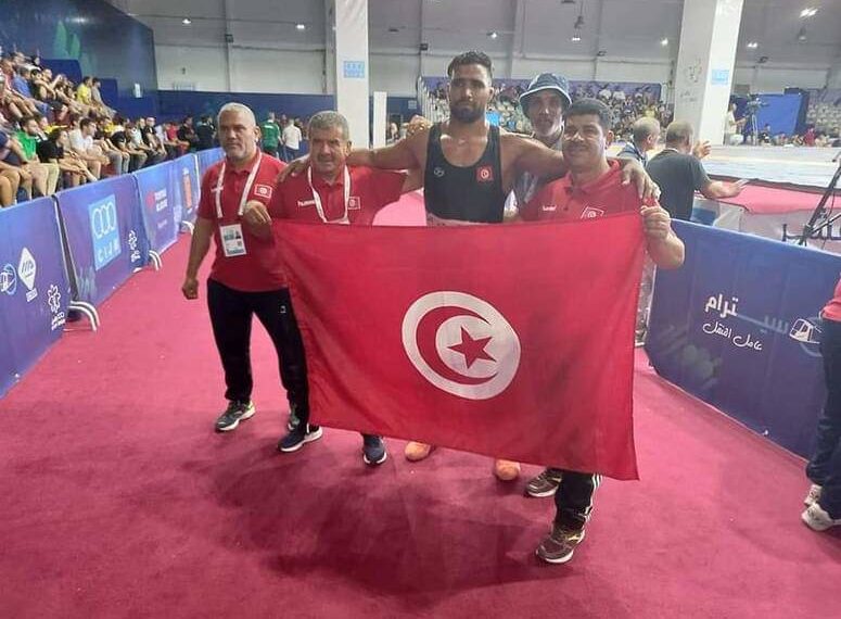 ألعاب المتوسط (وهران 2022- المصارعة) : محمد السعداوي يحرز برونزية وزن 97 كلغ