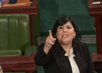 جلسة إستنطاق لعبير موسي من أجل القذف العلني وإذاعة خبر مزيف