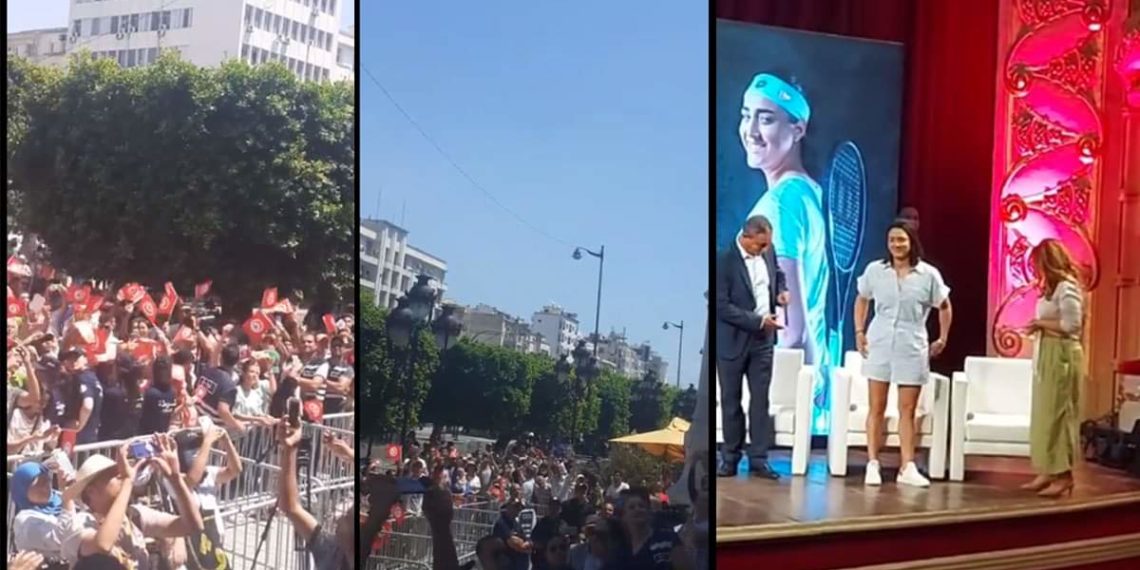 اتصالات تونس تكرم أنس جابر وسط حضور كبير للجمهور