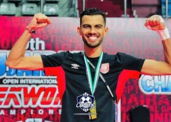 فراس قطوسي يهدي تونس ثاني ميدالية ذهبية في بطولة افريقيا للتايكوندو