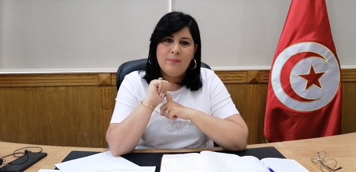 عبير موسي: “في حال انتخاب برلمان جديد هوما يبداو في الجلسة العامة تحت قبة البرلمان وأنا نبدا لبرّا قدام المجلس”