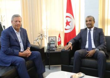 وزير الشباب والرياضة يستقبل حمدي المؤدب