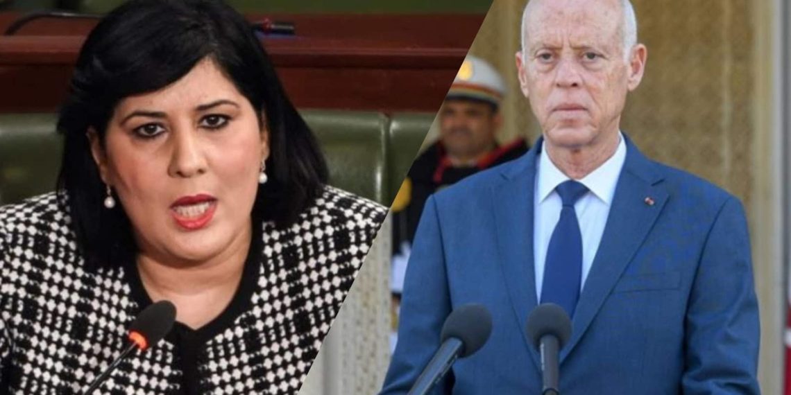 عبير موسي تطالب قيس سعيد بتوزيع راتبه الشهري على الفقراء