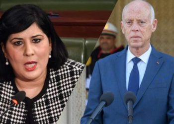 عبير موسي تطالب قيس سعيد بتوزيع راتبه الشهري على الفقراء