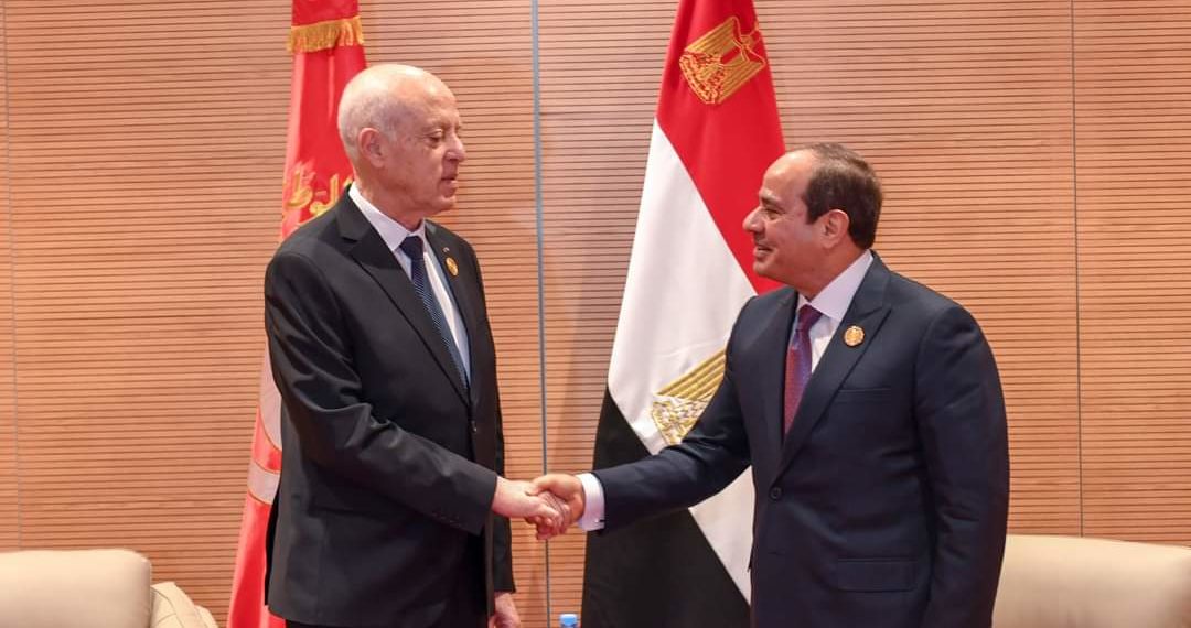 محور لقاء سعيّد بالسيسي: رفع التحديات المشتركة على الصعيدين الاقتصادي والاجتماعي