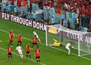 منتخب المغرب يبدع ويحقق فوزاً تاريخياً على بلجيكا