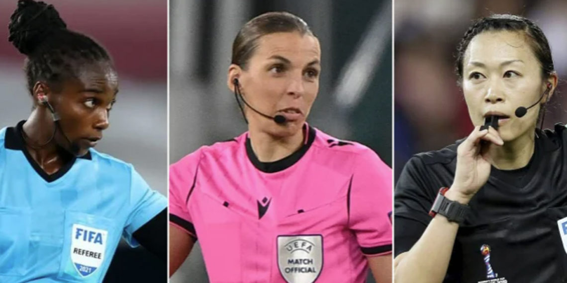 ثلاث سيدات يشاركن في تحكيم مباريات المونديال لأول مرة في التاريخ