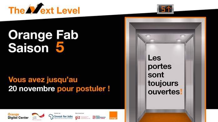 التمديد في آجال قبول الملفات للمشاركة في الموسم الخامس من برنامج Orange Fab Tunisie الخاصّ بتسريع نمو الشركات الناشئة