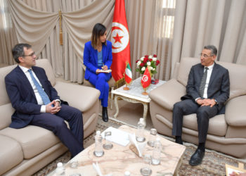 لقاء وزير الداخلية بسفير إيطاليا بتونس للتباحث حول التصدي للهجرة غير النظامية
