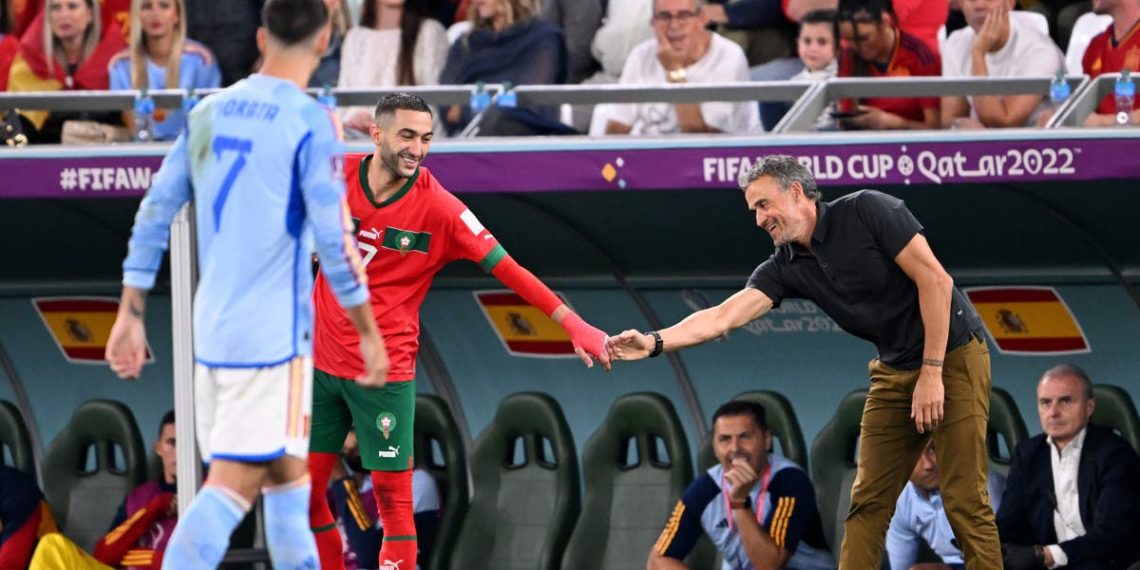 مدرب إسبانيا: منتخب المغرب أفضل.. وأتمنى له التوفيق