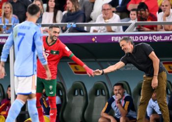 مدرب إسبانيا: منتخب المغرب أفضل.. وأتمنى له التوفيق