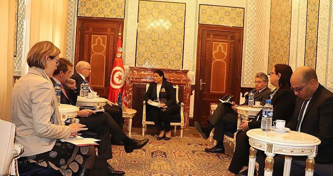 لقاء وزيرة المالية بسفير الاتحاد الأوروبي حول الإصلاحات المالية والإقتصادية