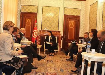 لقاء وزيرة المالية بسفير الاتحاد الأوروبي حول الإصلاحات المالية والإقتصادية