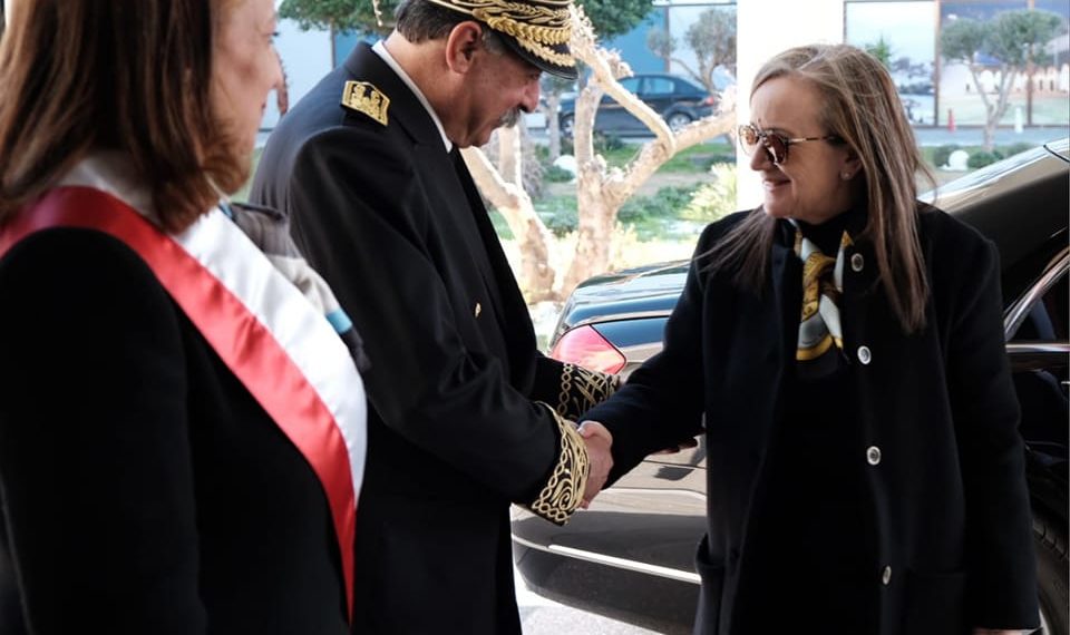 نجلاء بودن في زيارة رسمية إلى الإمارات