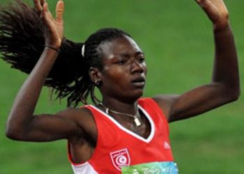 العداءة التونسية سمية بوسعيد تحرز الميدالية الذهبية في بطولة العالم للماسترز