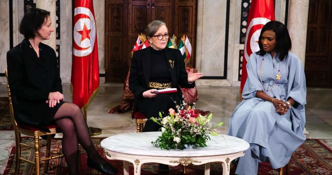 بمناسبة اليوم العالمي للمرأة: بودن تلتقي بقياديات بالحكومة والبعثات الدبلوماسية وممثلات عن المنظمات الدولية بتونس