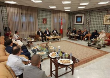 وزير الخارجية يستقبل عددا من ممثلي الجالية التونسية المقيمة بالسعودية