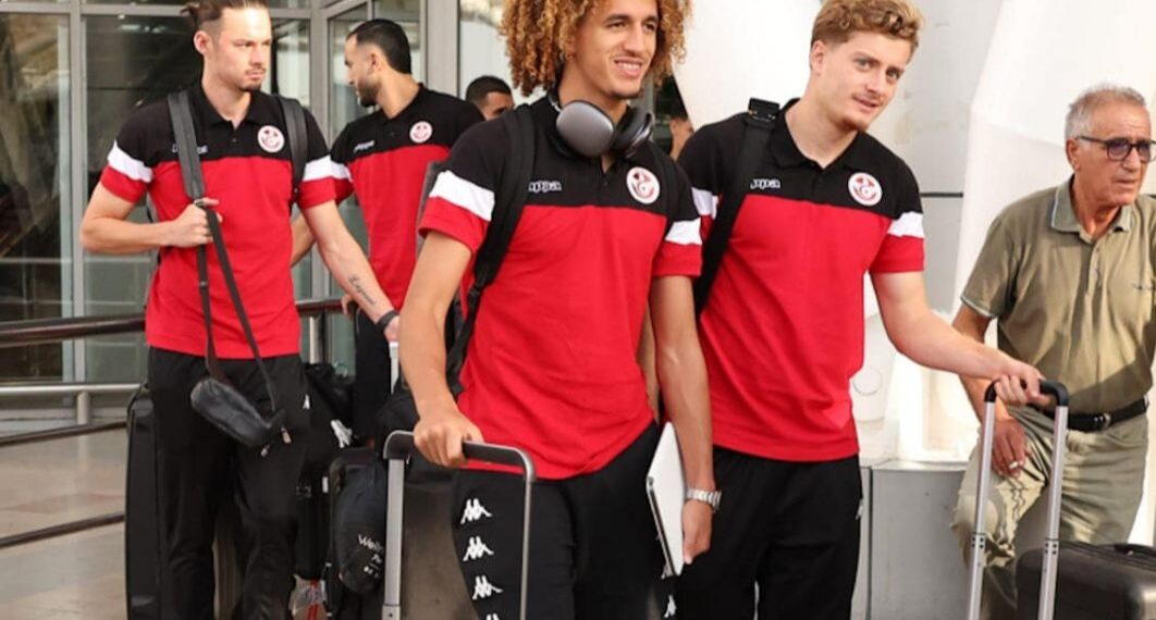المنتخب الوطني التونسي يصل القاهرة