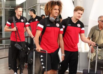 المنتخب الوطني التونسي يصل القاهرة