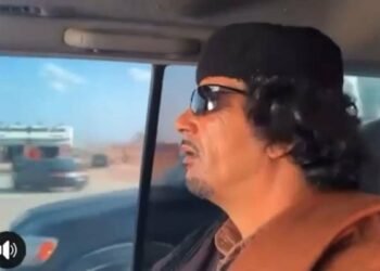 وسط ترحيب وهتاف الليبيين: ظهور شبيه معمر القذافي