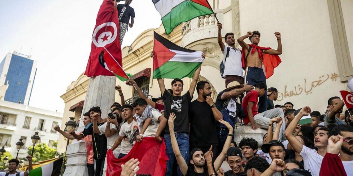 باخرة مساعدات من التونسيين بفرنسا لغزة