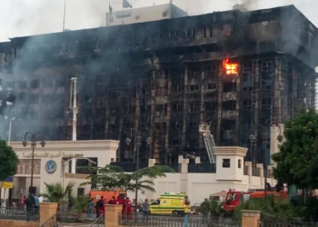 مصر: 38 مصابا جراء حريق هائل في مقر مديرية أمن الإسماعيلية