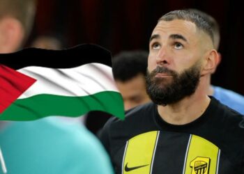 بنزيمة يتضامن مع غزة