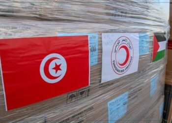 تونس ترسل طائرة مساعدات إلى الشعب الفلسطيني