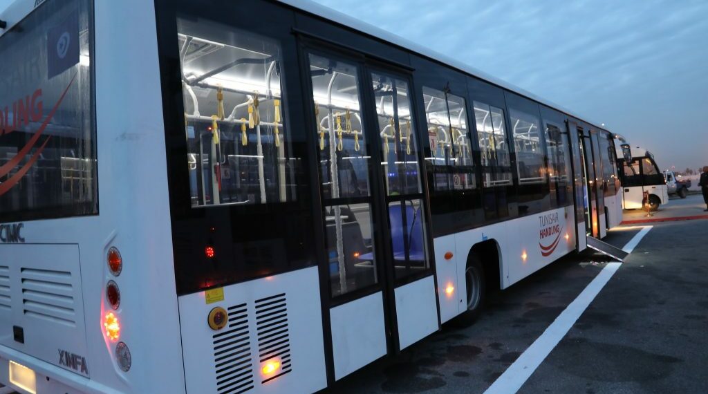 الخطوط التونسية للخدمات الأرضية تقتني خمس حافلات جديدة