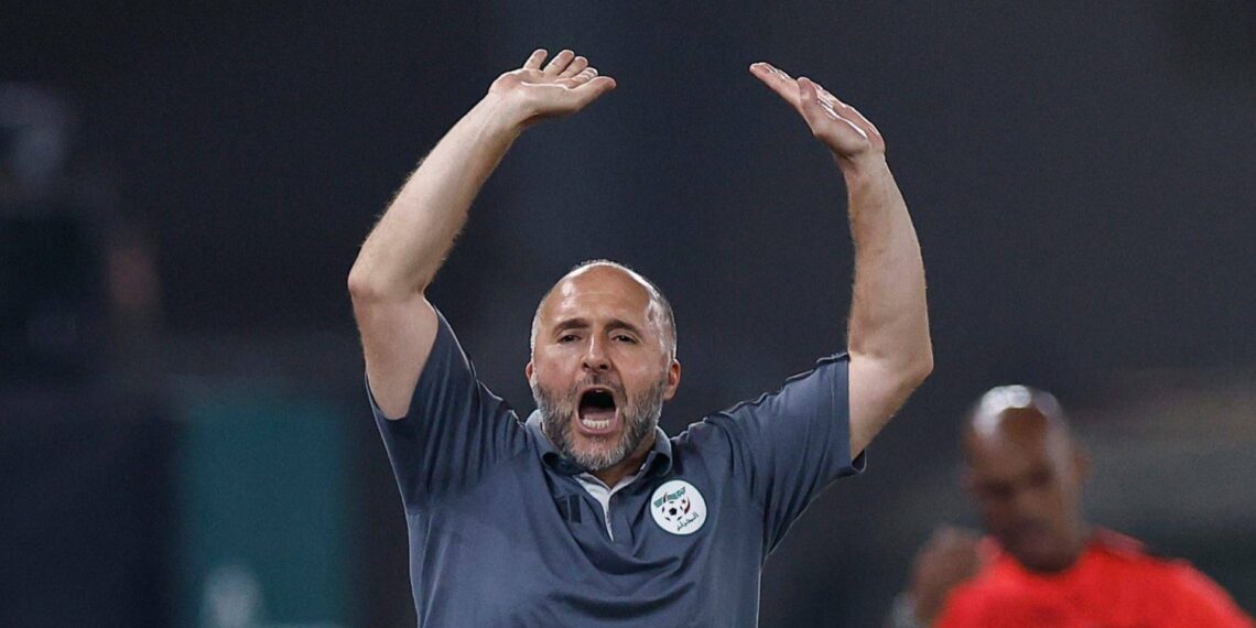 جمال بلماضي يستقيل من تدريب الجزائر