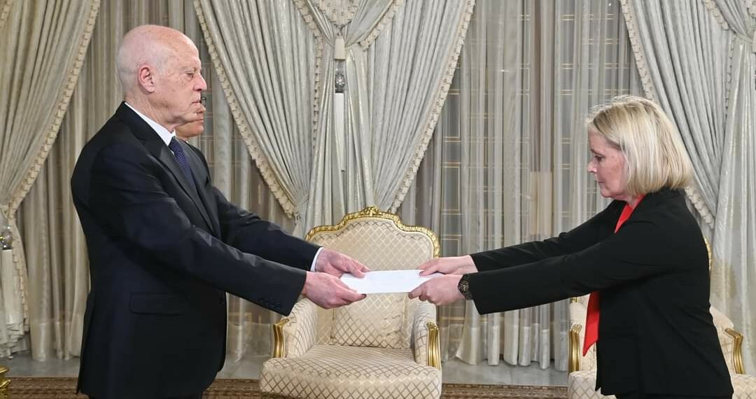 رئيس الجمهورية يتسلم أوراق اعتماد السفراء الجدد بتونس