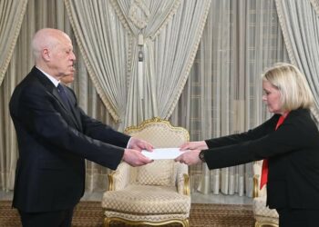 رئيس الجمهورية يتسلم أوراق اعتماد السفراء الجدد بتونس