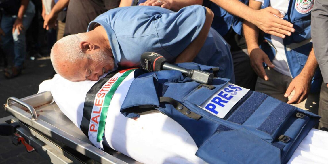 ا_ستشها_د 122 صحفيا منذ بدء الحر.ب الإسرائيلية على غز.ة