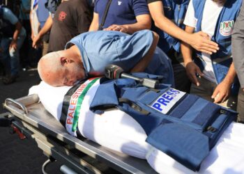 ا_ستشها_د 122 صحفيا منذ بدء الحر.ب الإسرائيلية على غز.ة