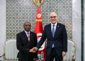 وزير الخارجية يستقبل سفير جنوب افريقيا إثر انتهاء مهامه بتونس