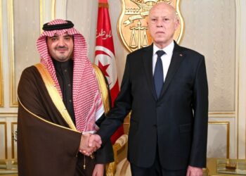 قيس سعّيد يلتقي بوزير الداخلية السعودي