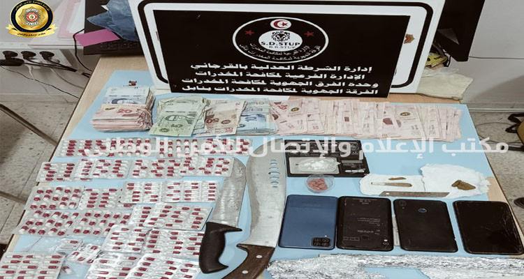 نابل: إيقاف عناصر خطيرة في مجال ترويج المخدرات