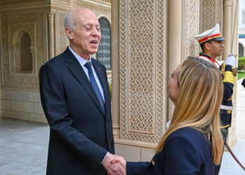 ميلوني تصل إلى تونس