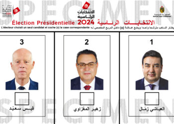 هيئة الانتخابات تنشر نموذجا من ورقة التصويت الخاصة في الانتخابات الرئاسية (صورة)
