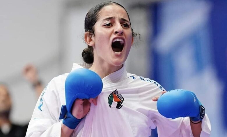 في إنجاز التاريخي: الفلسطينية مريم بشارات تفوز بالميلادية الذهبية للكاراتيه في بطولة العالم للشباب د ن ال21 عام.
