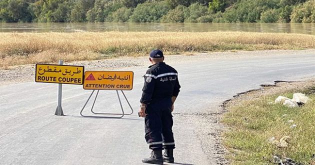 انقطاع الطريق القلعة الصغرى سوسة