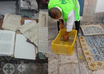 حجز قطع تاريخية مختلفة بمنزل احد متساكني المدينة العتيقة