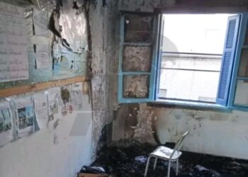 نابل: مجهولون يضرمون النار بمدرسة ابتدائية في قربة